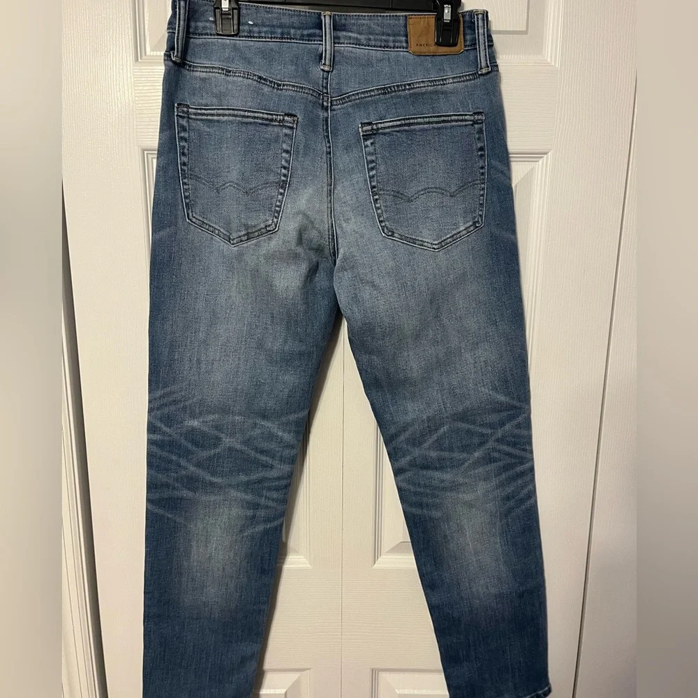 Aerie Men's Slim Fit Blue Jeans - Picture 2 of 5